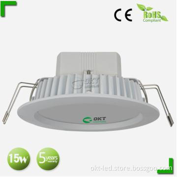 CRI>83Ra 15W 5 inch high lumen led ceilling downlight